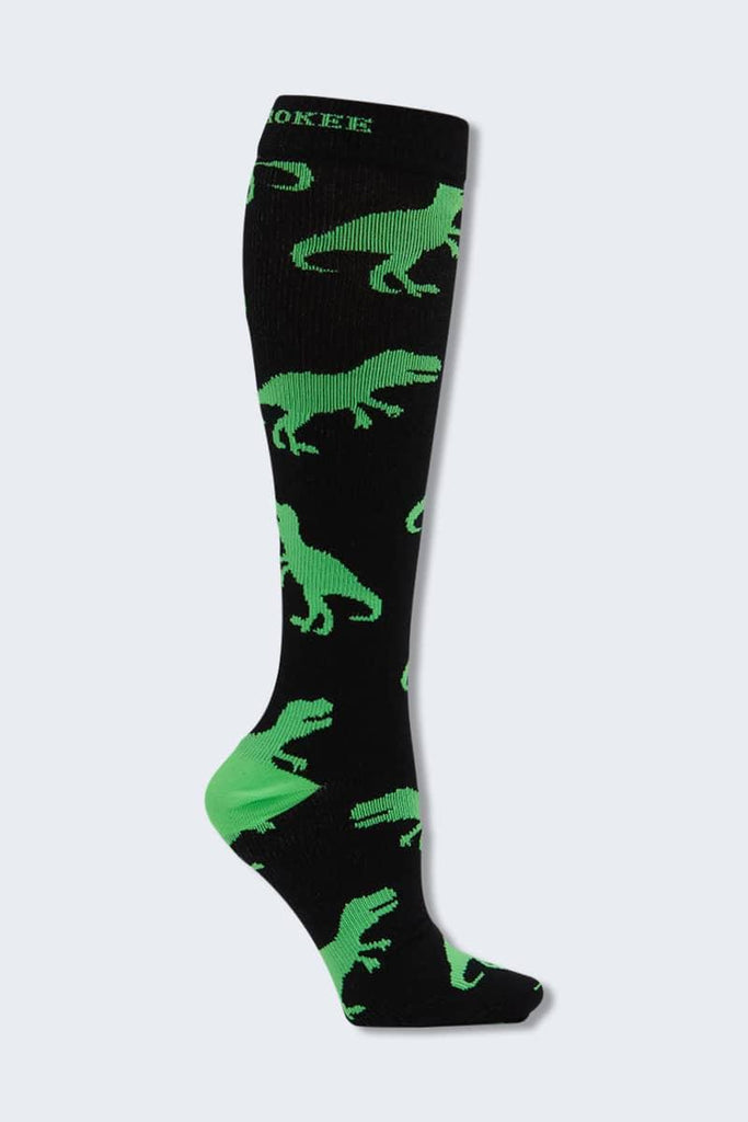 Cherokee Men's 12mmHg T-Rex Compression Socks,Infectious Clothing Company