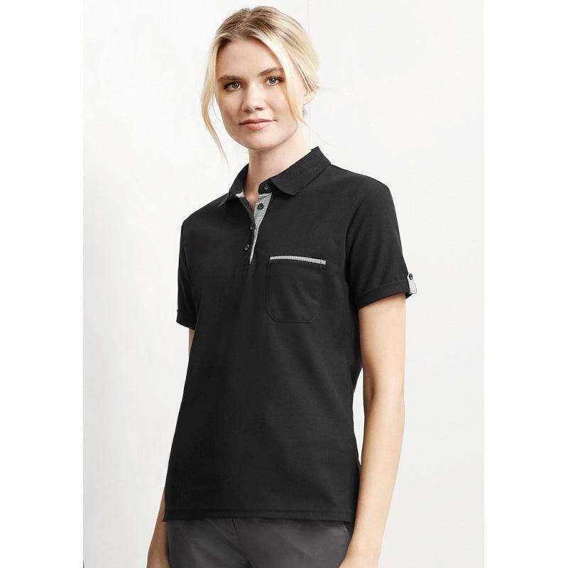 P305LS Biz Collection Women's Edge Polo Shirt,Infectious Clothing Company