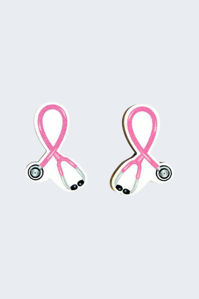 Pink Stethoscope Earrings,Infectious Clothing Company