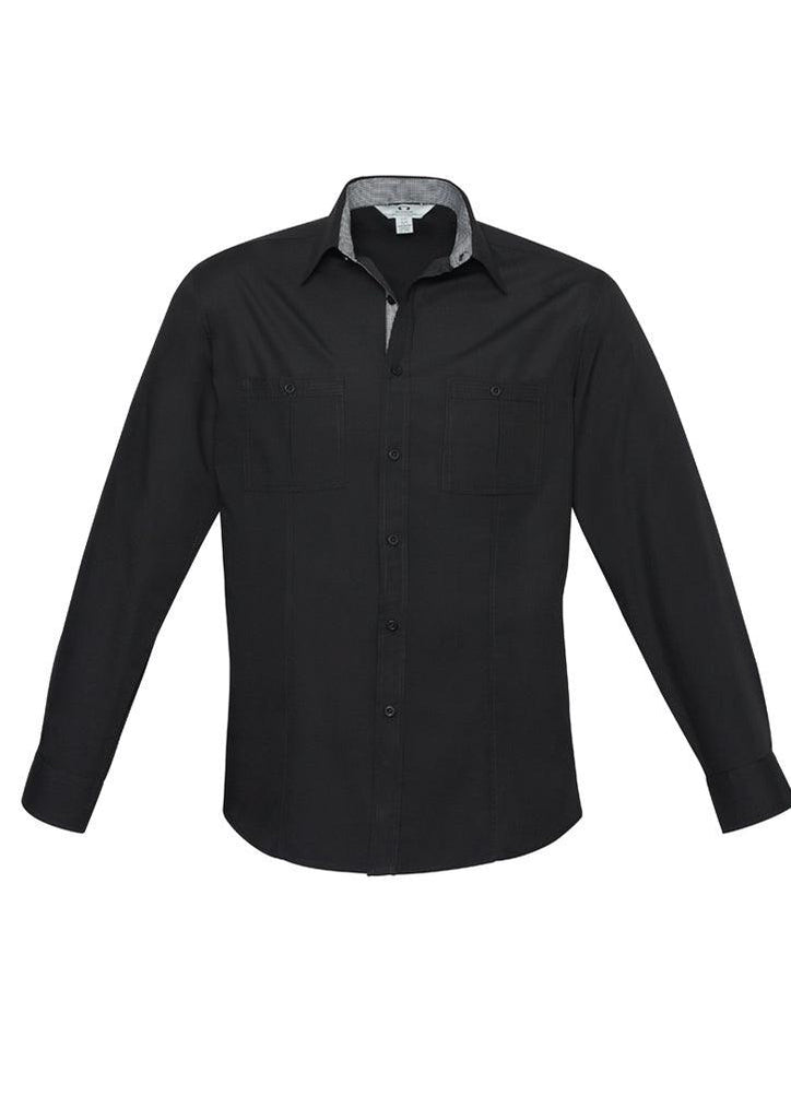 S306ML Biz Collection Mens Bondi Long Sleeve Shirt,Infectious Clothing Company