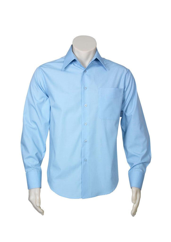 SH714 Biz Collection Mens Metro Long Sleeve Shirt,Infectious Clothing Company