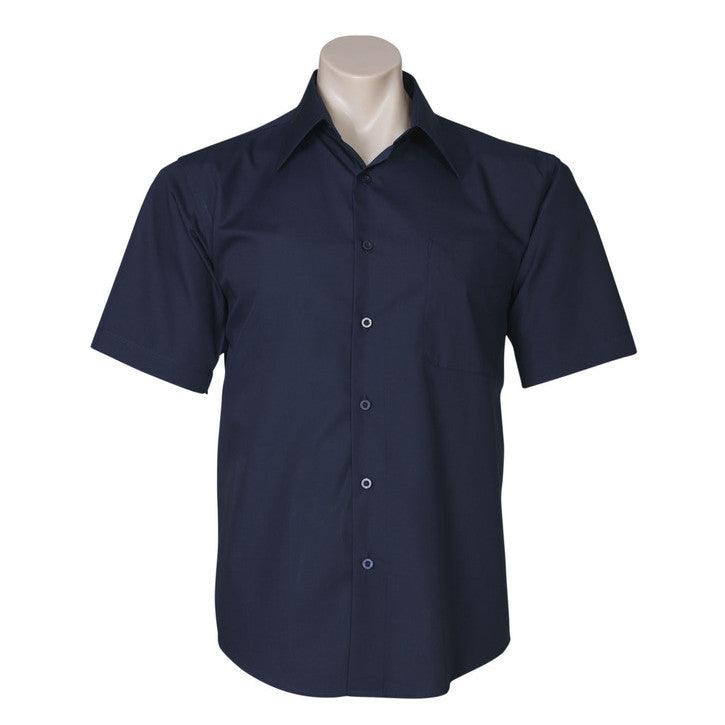 SH715 Biz Collection Mens Metro Short Sleeve Shirt,Infectious Clothing Company