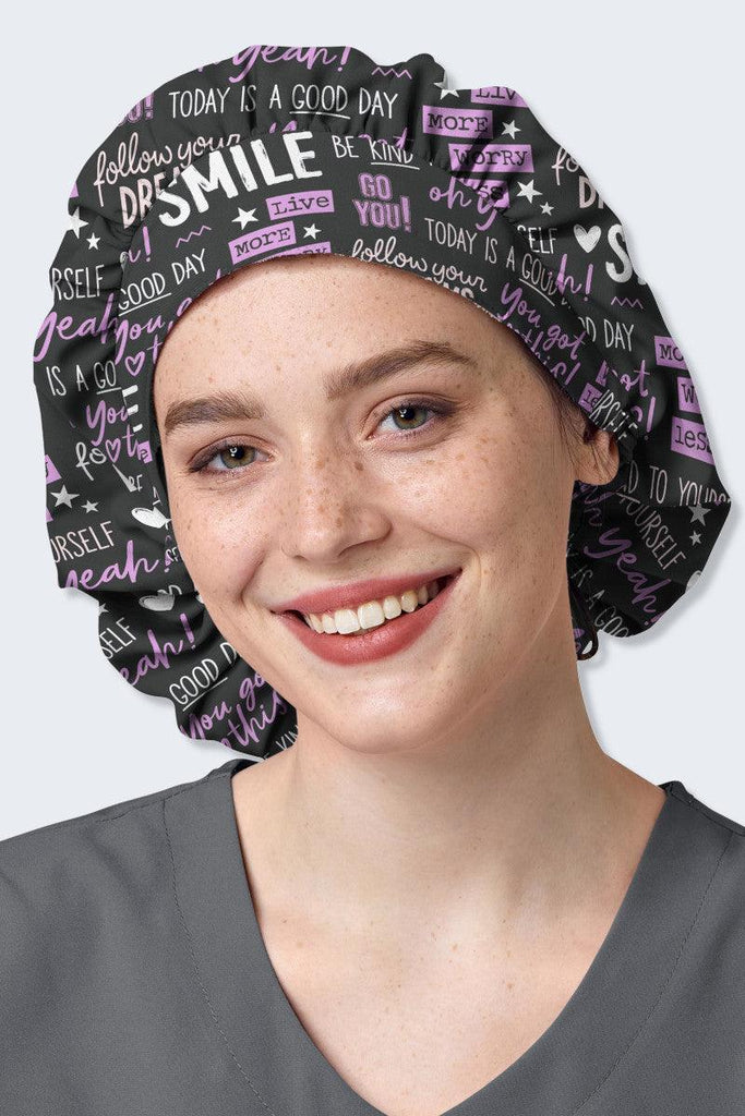 Z43213 Go You Printed Scrub Hat,Infectious Clothing Company