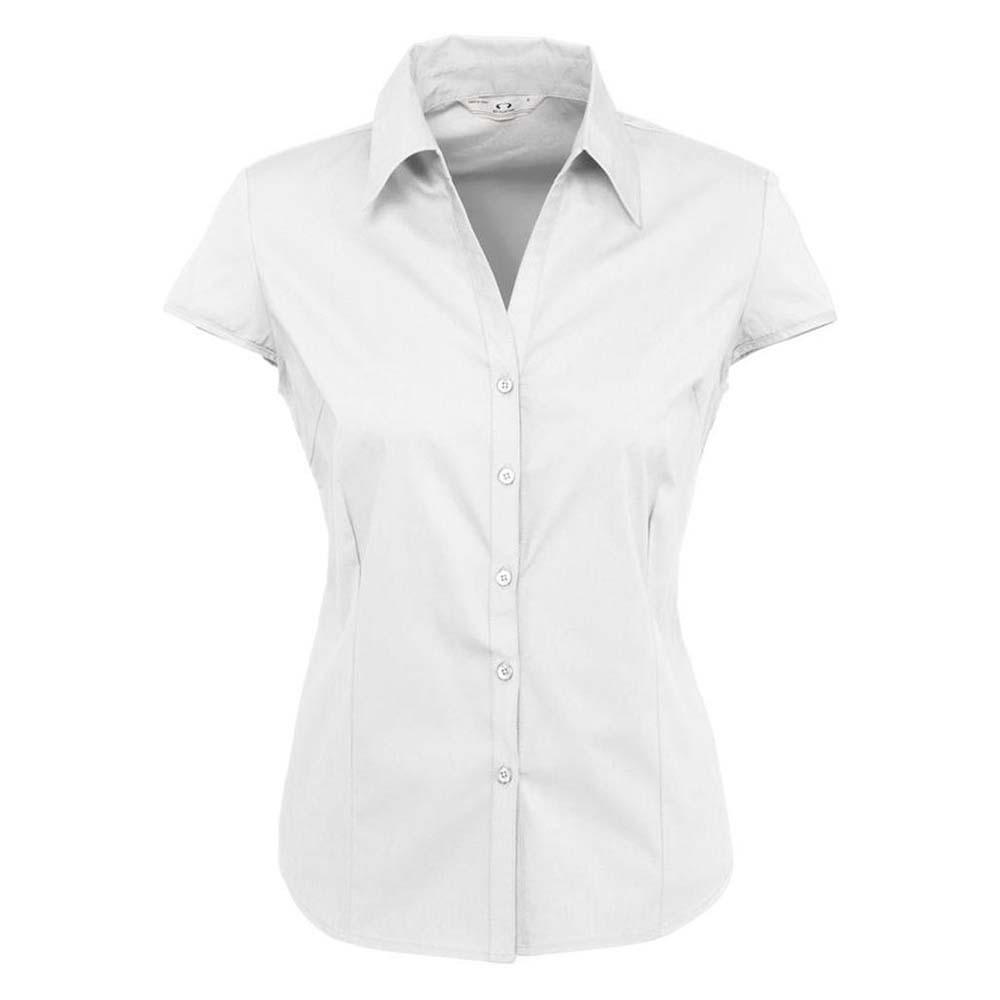 S119LN Biz Collection Ladies Metro Cap Sleeve Shirt,Infectious Clothing Company